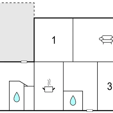 Three-bedroom In *